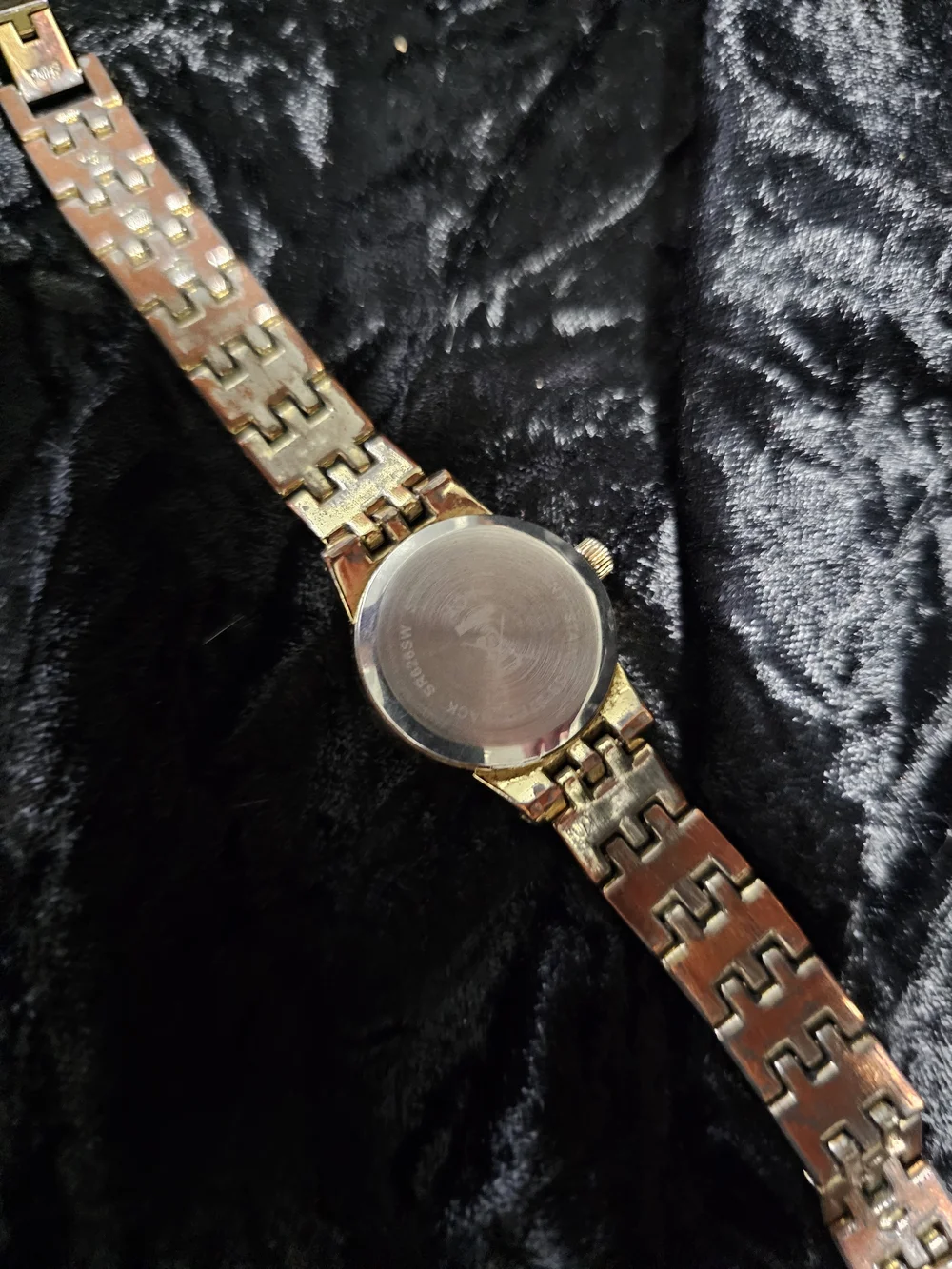 Gold Tone Women's Bracelet Watch - Classic White Dial size 7